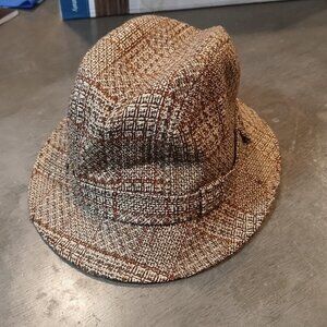 Vintage Irish Crushable Tweed Fedora XL